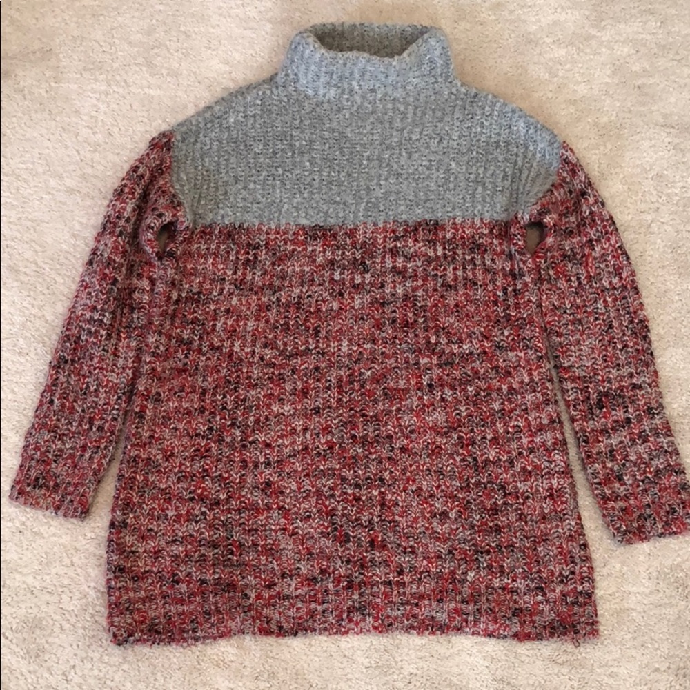 Topshop mock neck sweater